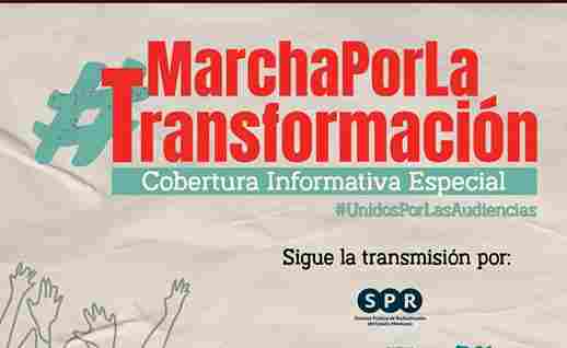 Por primera vez, televisoras transmitirán la marcha en apoyo a la Cuarta Transformación